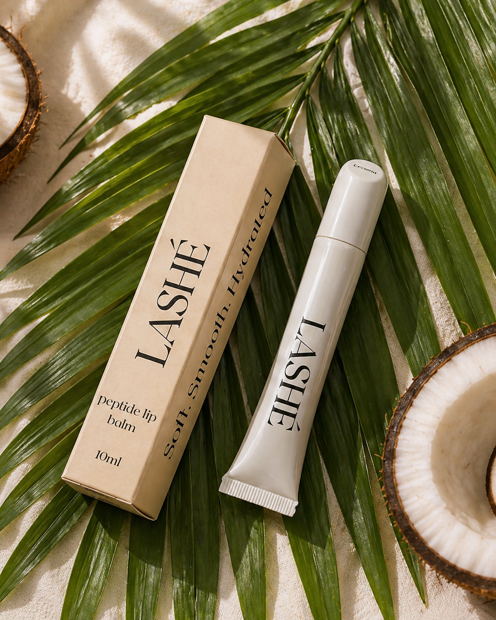 LASHÉ Peptide Lip Balm – Coconut