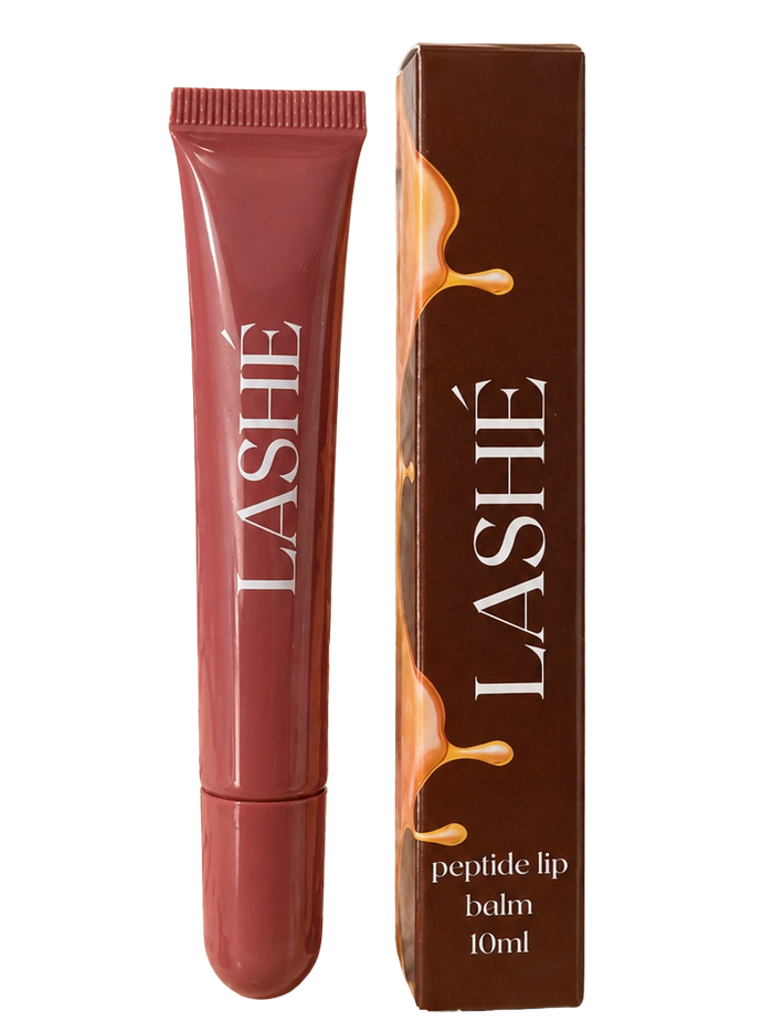 LASHÉ Peptide Lip Balm – Caramel Macchiato