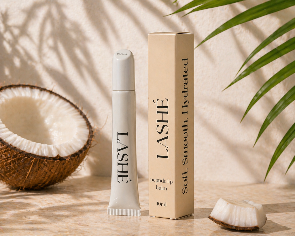 LASHÉ Peptide Lip Balm – Coconut