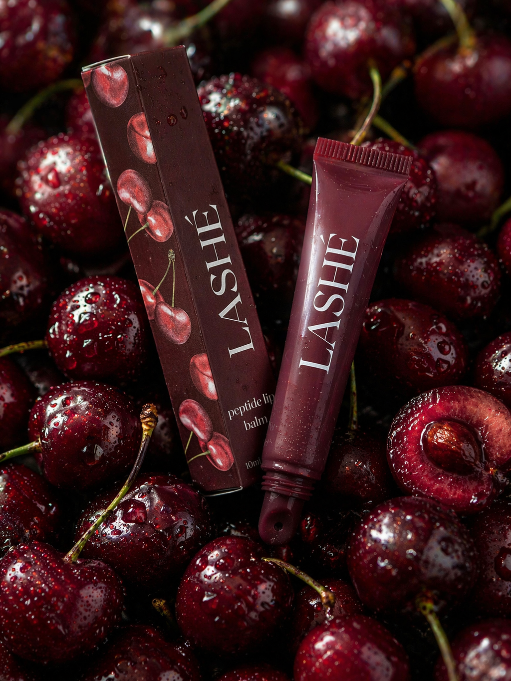 LASHÉ Peptide Lip Balm – Cherry